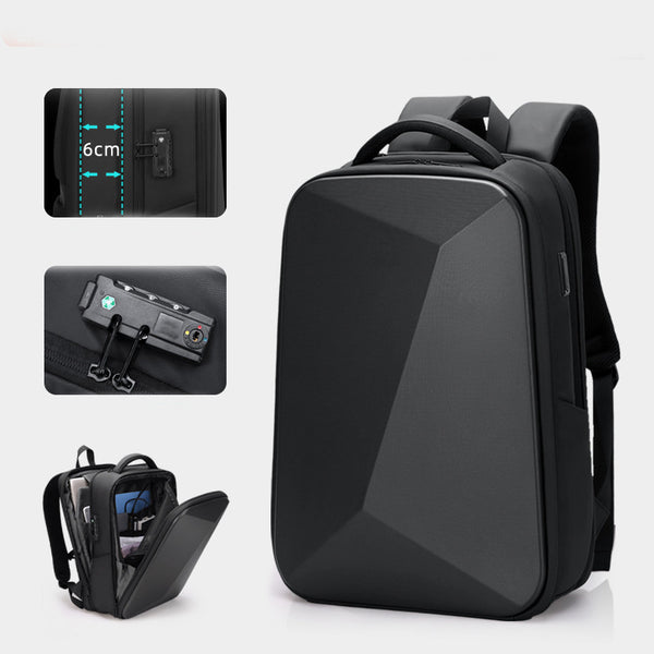 Hard Shell Business Backpack|Breathable|Waterproof|Wear-resistant|Anti-theft|Anti-vibration - StoreFour