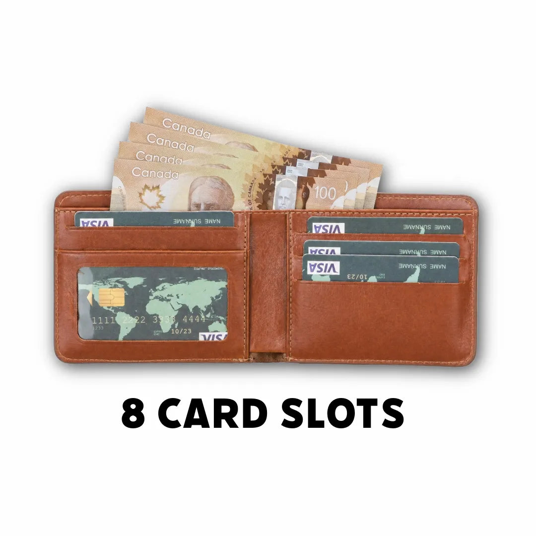 The Alberta Bifold | Full-Grain Leather Wallet