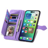 iPhone 15 14 13 12 11 Pro Max 7 8 Plus SE X XR XS Lanyard Strap Cover Leather Wallet/Case - StoreFour