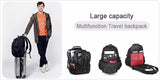 17.3 Laptop Waterproof Men's Expandable Travel Business Aesthetic Backpack
