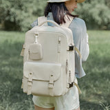 Women's 15.6" Laptop Versatile Waterproof Multiple Compartments | Travel Business School Carry-on Backpack - StoreFour