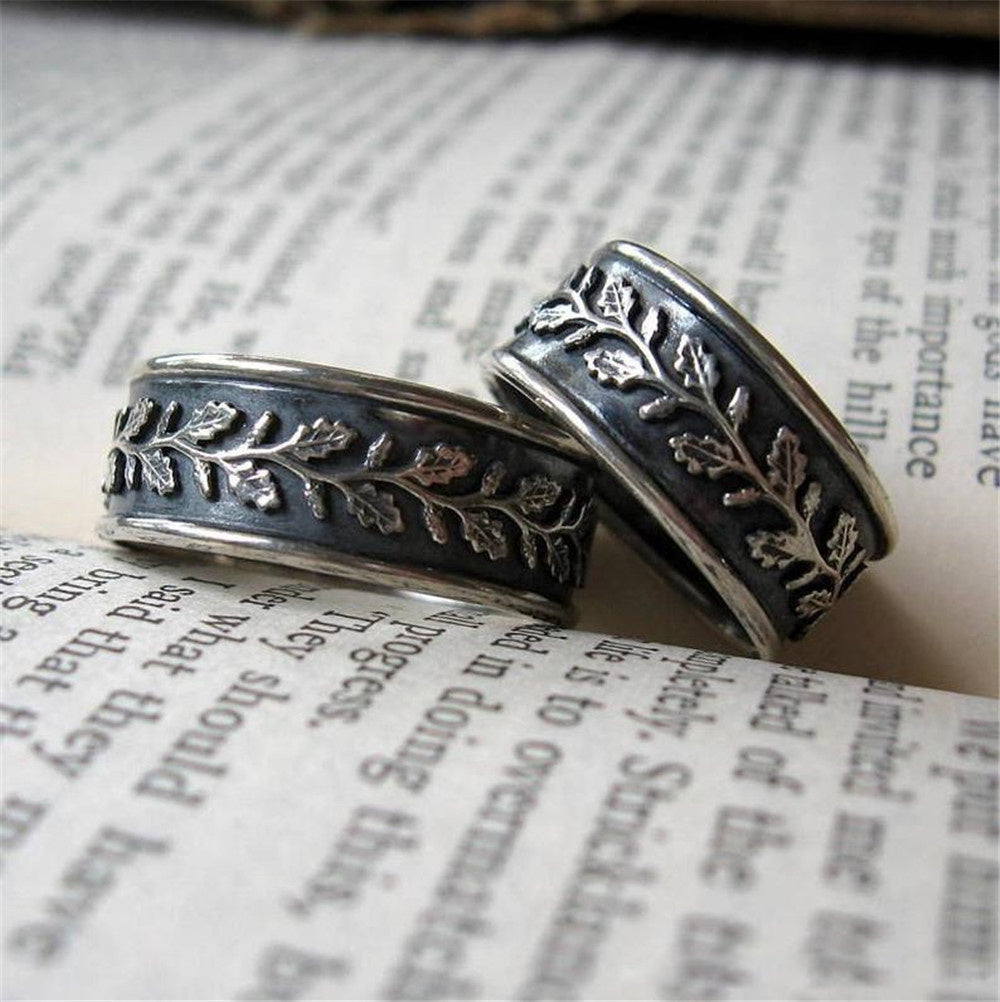 North American/European Retro Leaves Fashion Rings For Women/Men - StoreFour