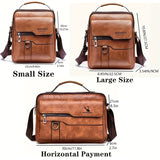 Businesswoman Vintage Leather Shoulder Crossbody Mini Bag