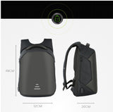 Full Anti-theft USB Charging Waterproof Business Backpack