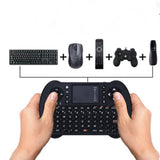 Multi-lingual Wireless QWERTY Keyboard Air Mouse Combo