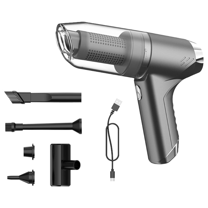 Handheld USB-charged Car Vacuum Cleaner| Powerful Blowing and Suction - StoreFour