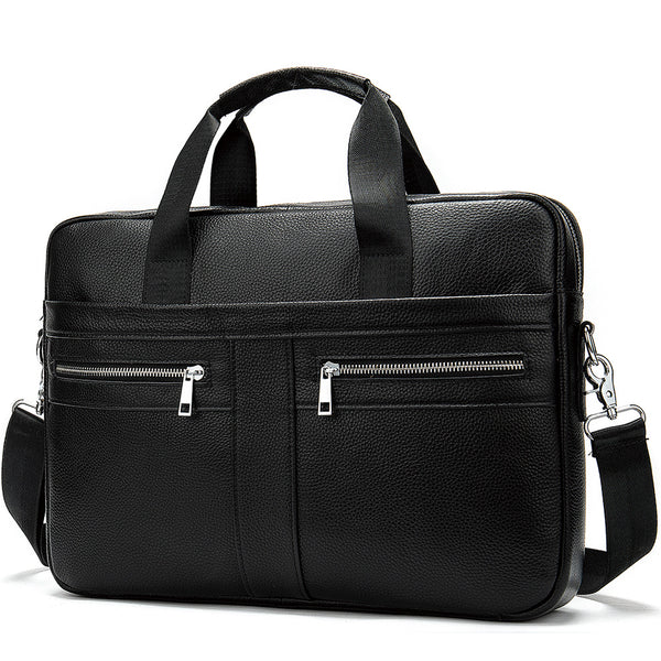 Men's Business Genuine Leather Messenger Bag