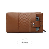 Multifunctional Women's Long Leather Phone Wallet/Case|Soft Leather Zipper