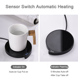 Smart Beverage Cup Warmer: Office/Home. 3 Temperature Settings, Waterproof, Thermostatic Heat Pad