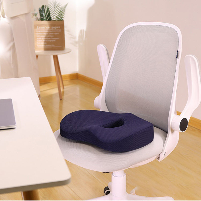 Comfortable Seat Cushion in navy blue designed for ergonomic support and comfort