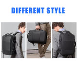 Versatile 17.3-inch laptop backpack for men featuring multiple styles and ergonomic design
