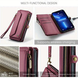 Protect & Organize Your iPhone with our Multi-Functional PU Leather Case