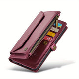 Protect & Organize Your iPhone with our Multi-Functional PU Leather Case