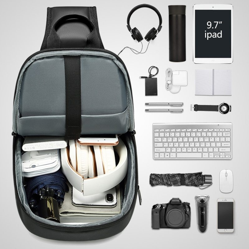 Smart Waterproof Messenger Bag-USB Charging-Comfort & Convenience - StoreFour