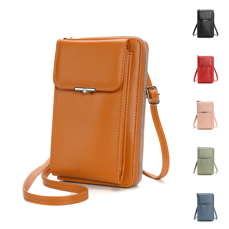 Universal Women's Large Capacity Phone Case/Wallet Zipper & Crossbody Shoulder Bag - StoreFour