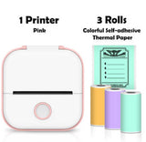 Bluetooth USB Portable Mini Thermal Label/Photo Printer: Work | Home | School