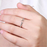 Simple Korean-style Heart-shaped Love Ring