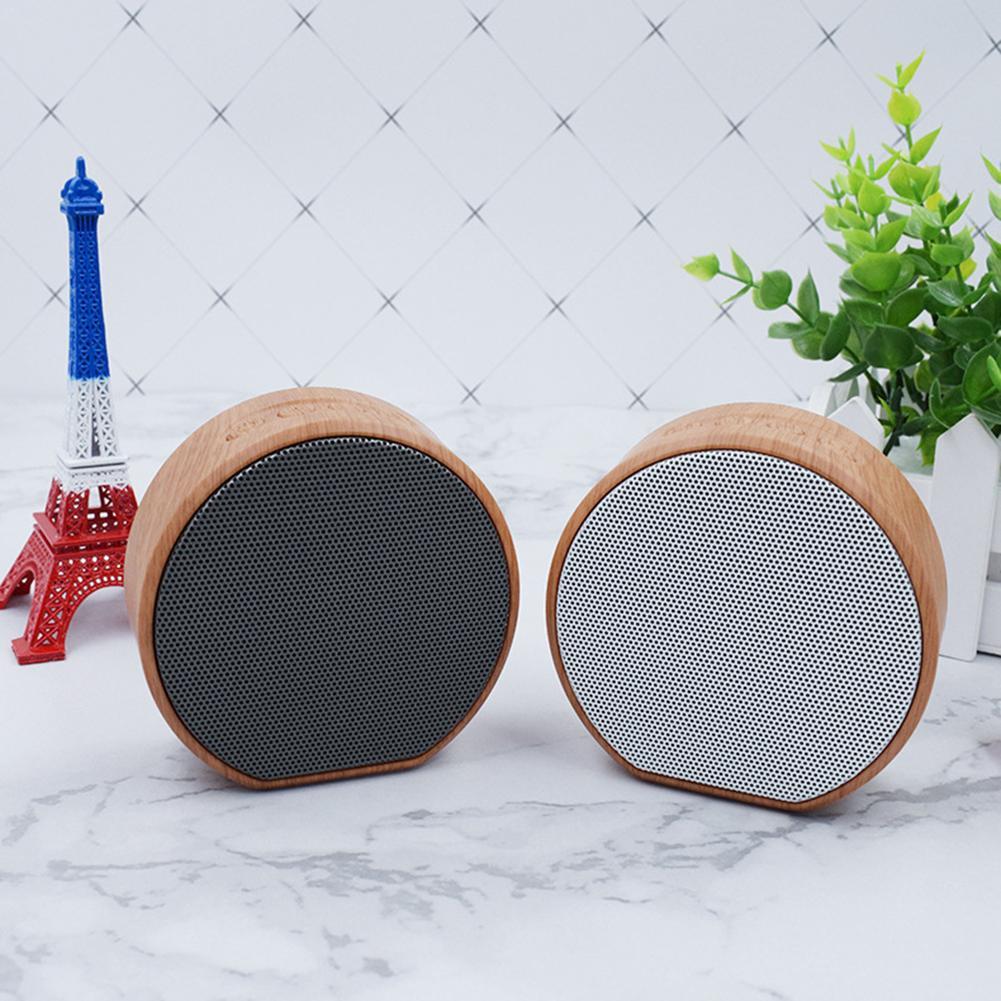 Mini Wooden Bluetooth Speaker Supports AUX TF - StoreFour