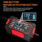 Smart Car Battery Charger, 12V 4Ah-100Ah