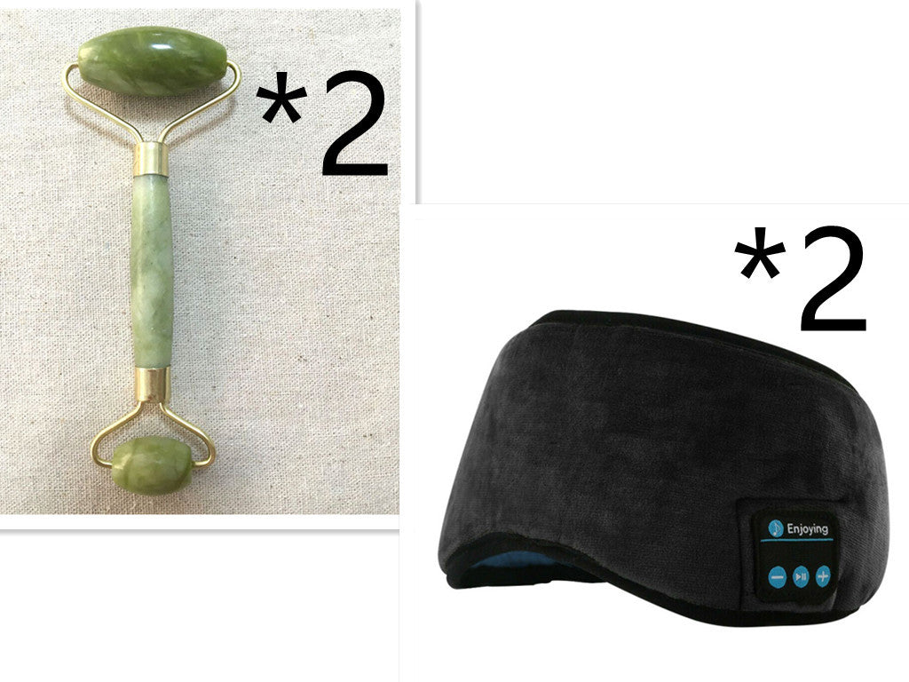 BT 5.0 Earphones Eye Mask Music Player Sports Headband Travel Headset Speakers - StoreFour