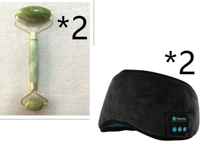 BT 5.0 Earphones Eye Mask Music Player Sports Headband Travel Headset Speakers - StoreFour