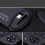 Multi-lingual Wireless QWERTY Keyboard Air Mouse Combo