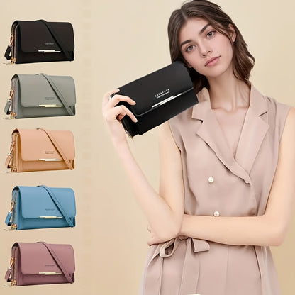 RFID-protection Adjustable-strap Zipper Lady's Shoulder/Messenger Bag