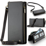 Multifunctional Universal Wallet/Phone Leather Case | Secure Pockets | 12 Card Slots