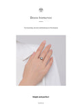 S925 Sterling Silver Zircon Ring For Women