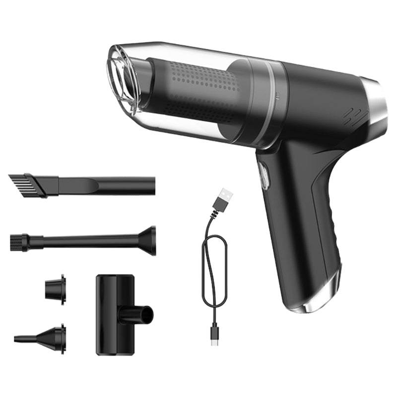 Handheld USB-charged Car Vacuum Cleaner| Powerful Blowing and Suction - StoreFour