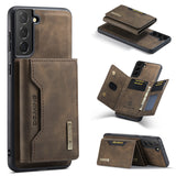 Simple Samsung Solid Color Magnetic Wallet/Card Holder/ Phone Case