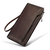 Cowhide Leather Large-capacity Wallet/Universal Phone Case