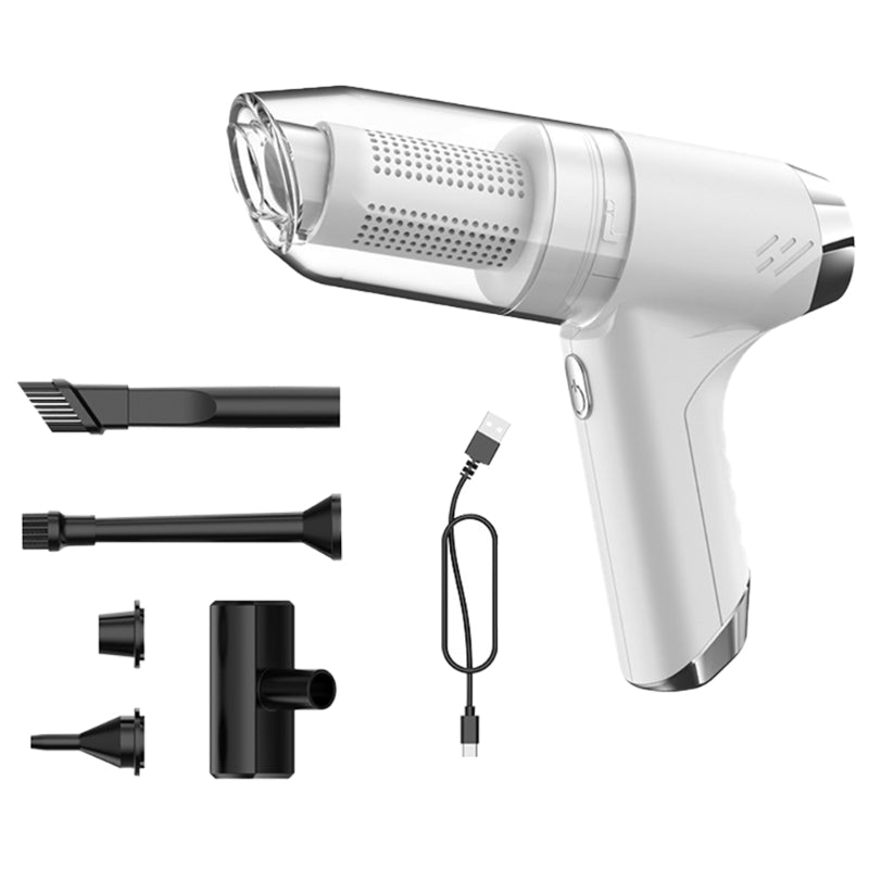 Handheld USB-charged Car Vacuum Cleaner| Powerful Blowing and Suction - StoreFour