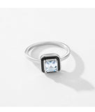 S925 Sterling Silver Zircon Ring For Women