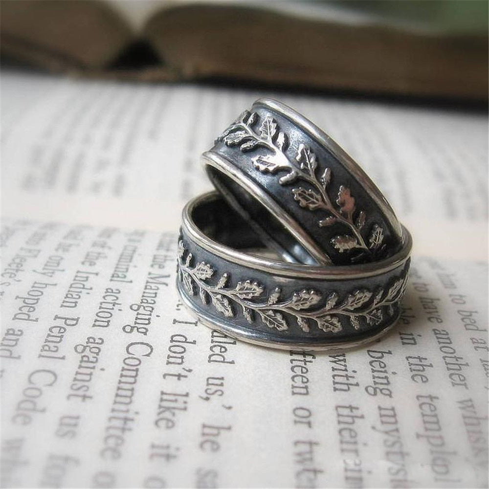 North American/European Retro Leaves Fashion Rings For Women/Men - StoreFour