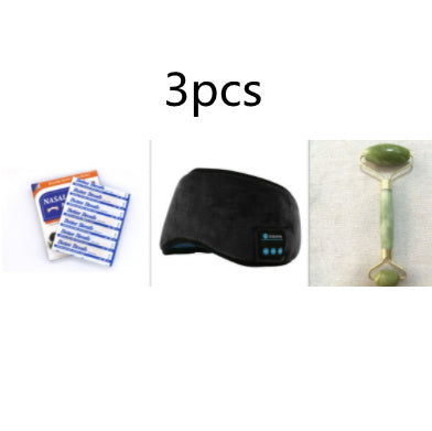 BT 5.0 Earphones Eye Mask Music Player Sports Headband Travel Headset Speakers - StoreFour