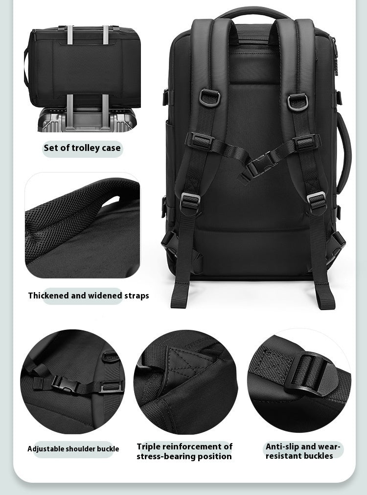 Fit-Important-Articles-Efficiently| Business Oxford Cloth Vacuum Backpack - StoreFour