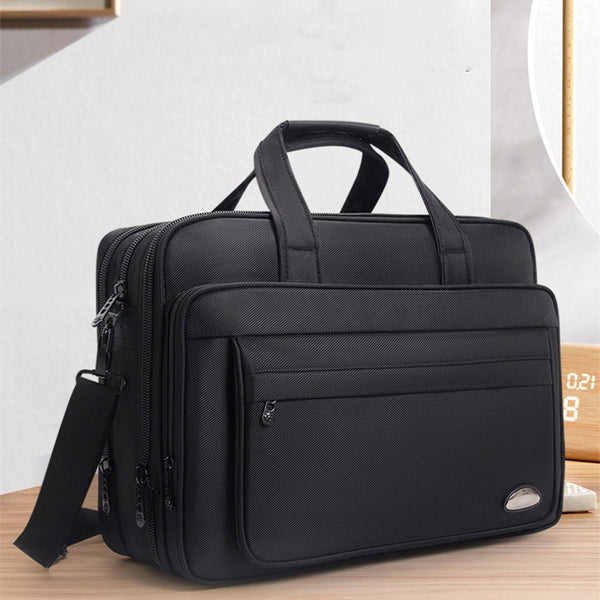 17" Business Large Capacity Canvas Briefcase/Carry-on