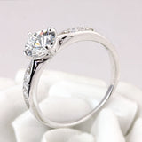 Women's Zircon Geometric Classic Style New Ring