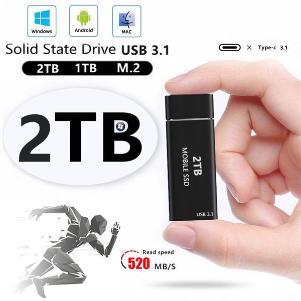 High-speed Mobile Solid State Drive | up to 2TB & 500MB/s