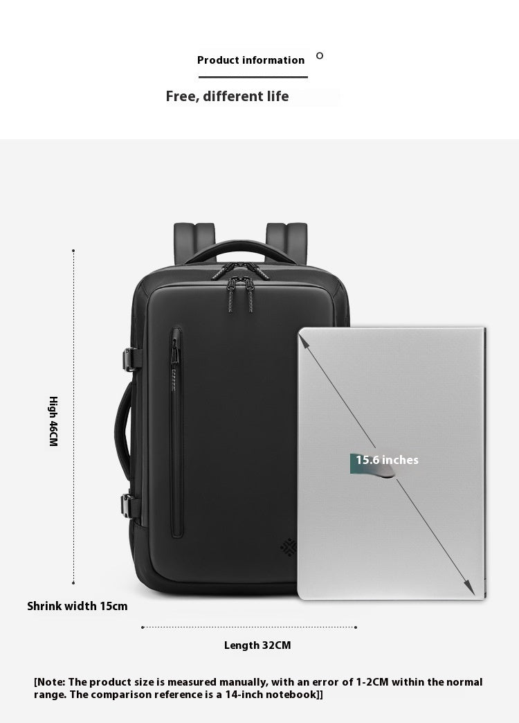 Fit-Important-Articles-Efficiently| Business Oxford Cloth Vacuum Backpack - StoreFour