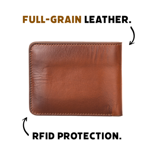 Alberta Bifold Wallet | Full-Grain Leather