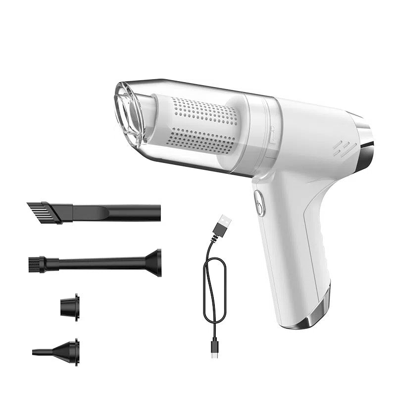 Handheld USB-charged Car Vacuum Cleaner| Powerful Blowing and Suction - StoreFour