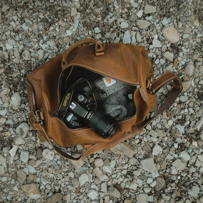 The Dagny | Full-Grain Leather Weekender Bag