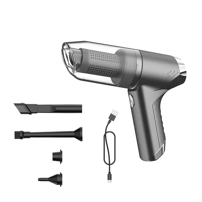Handheld USB-charged Car Vacuum Cleaner| Powerful Blowing and Suction - StoreFour