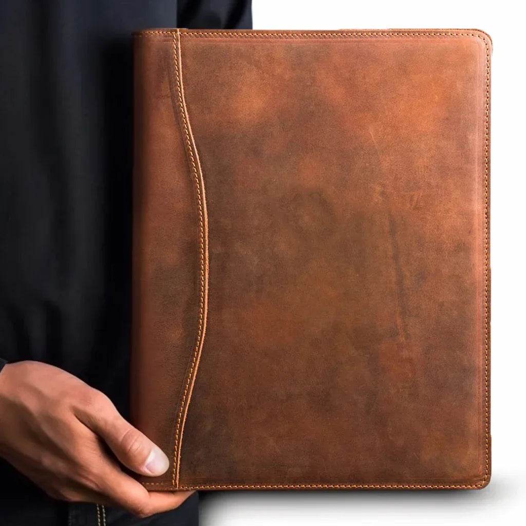 The Falit | Handmade Full-Grain Leather Padfolio