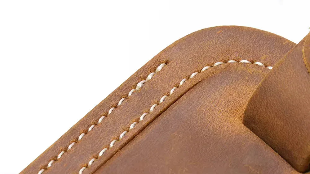 The Voyager Tag | Full-Grain Leather Luggage Tag