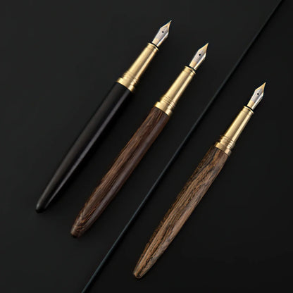 The Hemmingway | Handmade Wood and Brass Fountain Pen