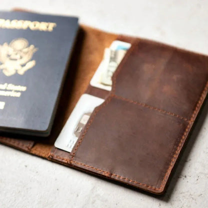 The Priam | Handmade Leather Passport Cover