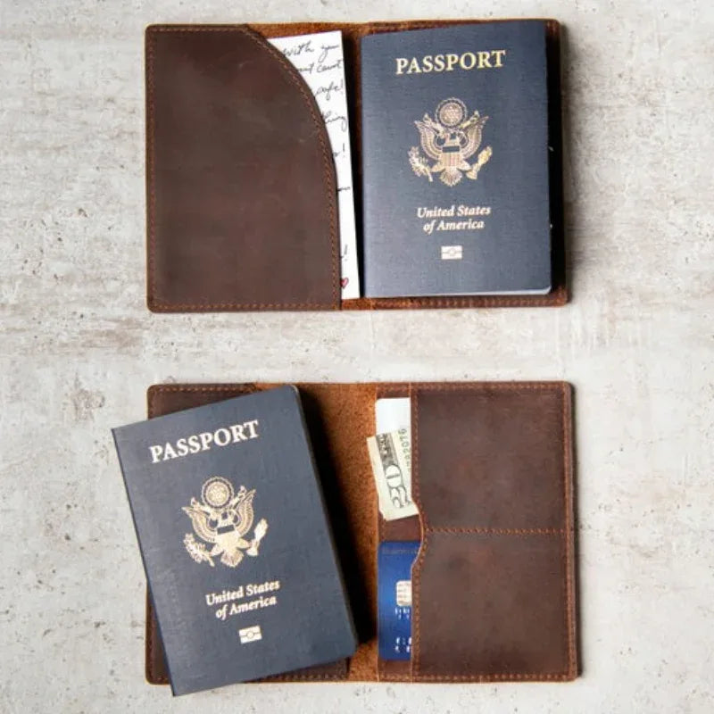 The Priam | Handmade Leather Passport Cover
